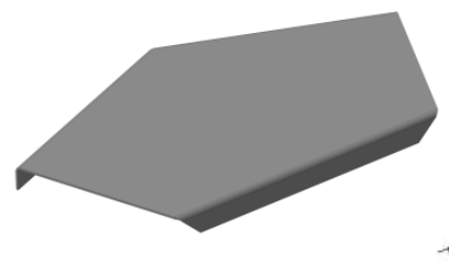 Крышка лотка углового горизонтального ЛМсК-135Г сталь оцинкованная методом Сендзимира СОЭМИ ЛМсК-135Г 100-Sц УТ2,5 Энкодеры